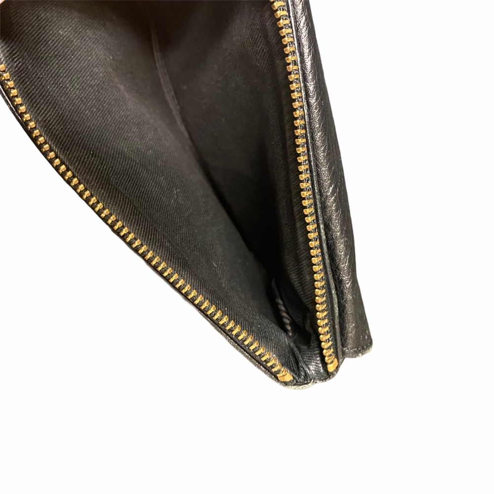 Fossil Leather Wallet Coin Clutch in Black 13 slot - Picture 5 of 10